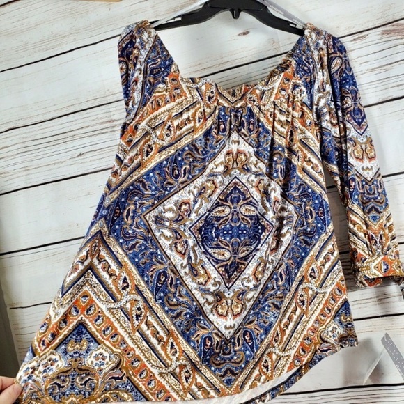 DANIEL RAINN Boho Maiella Off-Shoulder Top - Picture 7 of 12